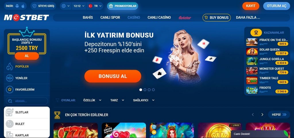 MostBet Online casino