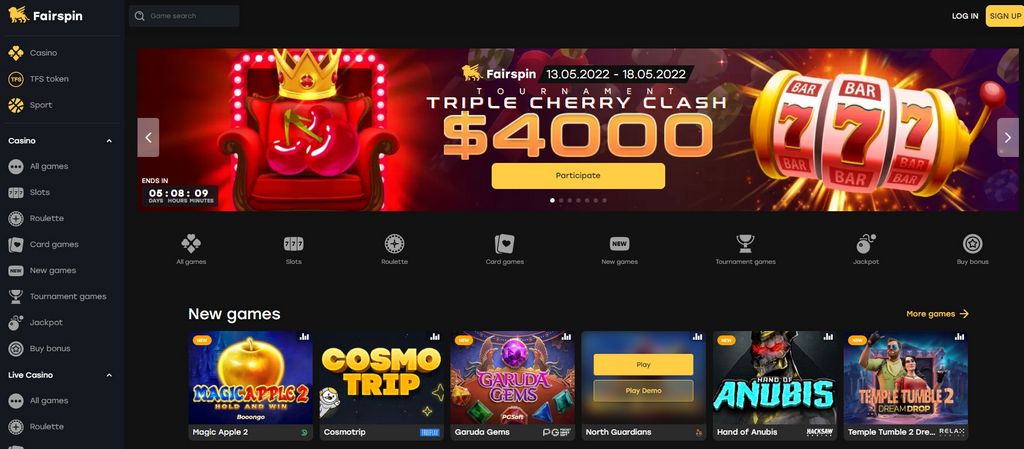 Fairspin Online casino